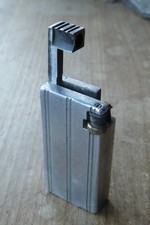 Vintage 1940's DELITE BLOCK ALUMINIUM PETROL LIGHTER Lift Arm Made in England