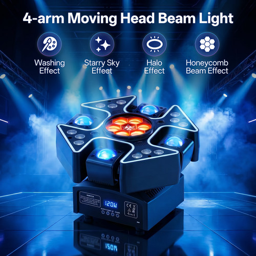 150w 4arms laser beam moving - 4arms,