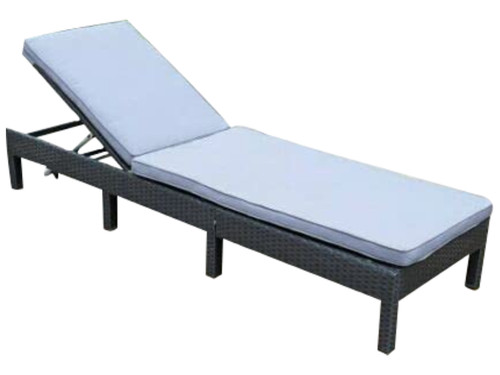 Rattan sun lounger - lounger, outdoor