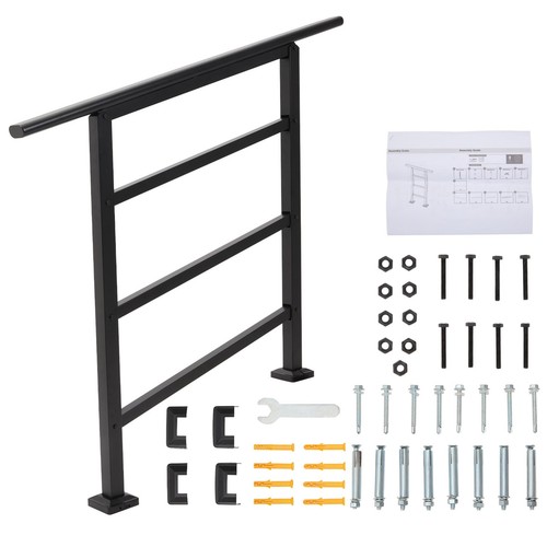 Galvanized steel handrail - galvanized,