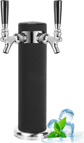 Double tap beer tower - tap,