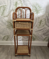 Vintage Wicker Rattan Storage