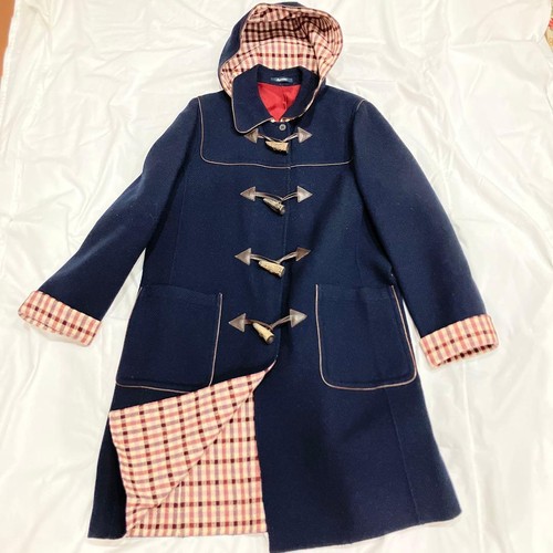 Aquascutum duffle coat navy - navy, xl