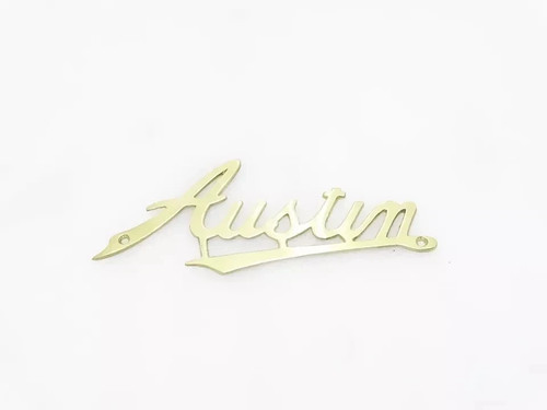 Austin brass badge - brass,