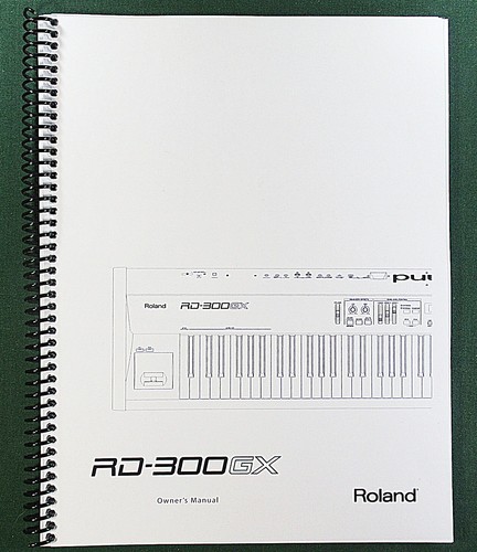 Roland 300gx owner s - rd-300gx, owner's