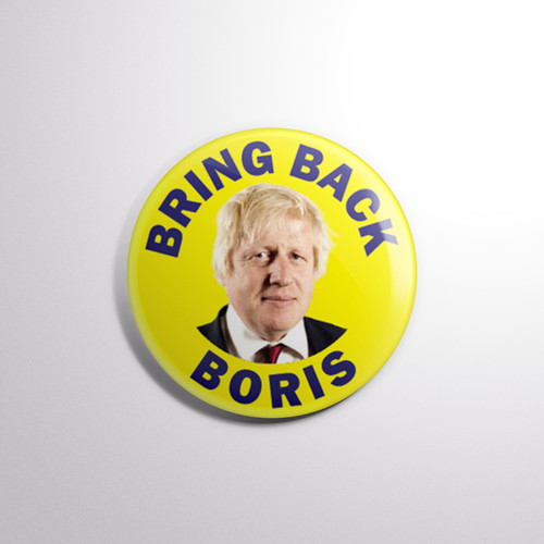 Bring back boris pin - back,