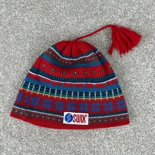 Vintage swix ski hat red - hat,