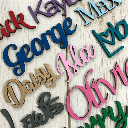 Wooden name sign - ,