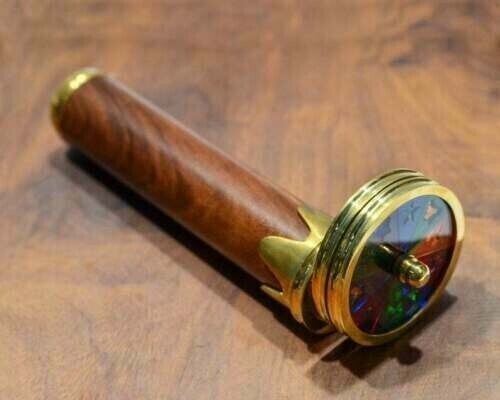 Handmade brass kaleidoscope - brass,