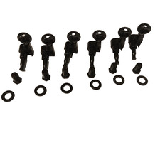 Grover Tuners - Black/ Set of 6 (Used on some Peavey Vortex "V" EX Satin Black)