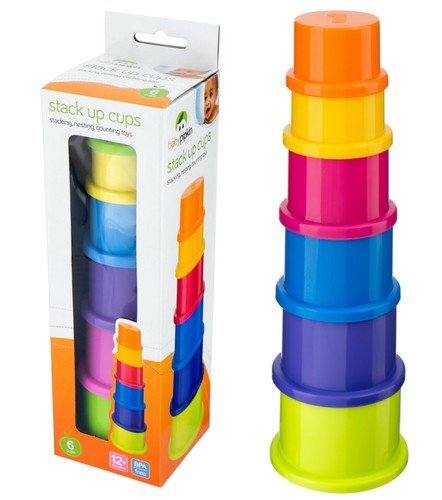 6pcs stacking cups baby - stacking,