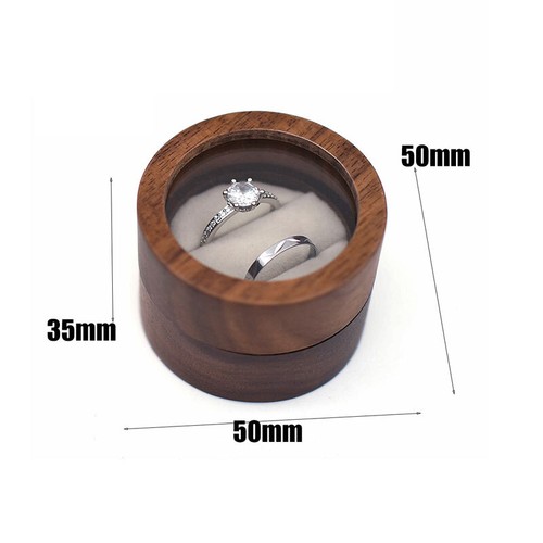 2pcs vintage walnut wooden - 1/2pcs,