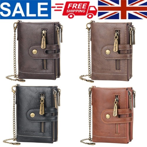 Mens chain wallet genuine - wallet,