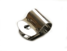 Polished Stainless Steel Chrome Classic Car Bumper Badge Bar 