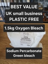 1.5kg Oxygen Bleach Green Bleach PLASTIC FREE UK Sodium Percarbonate