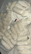 Fluffy Moncler Coat Baby Girls 6-9 Months