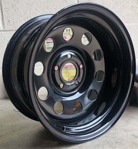 16x8 black dished modular - black,