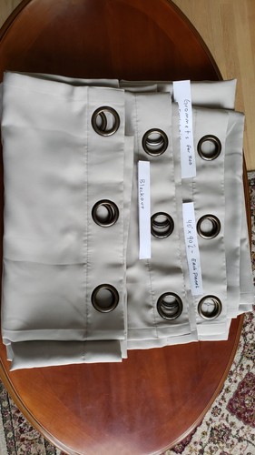 Beige blackout curtains drapes - blackout,