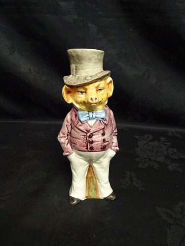 Rare antique porcelain - porcelain, pig