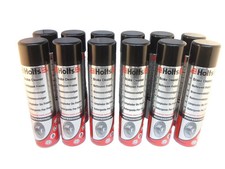 12 x Holts Brake Clutch Parts Cleaner Aerosol Spray Degreaser Professional 600ML