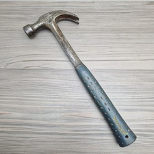 Vintage Rare Early 1950s Estwing Claw Hammer E3-20C Nylon Grip 20oz Pat Pending