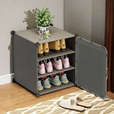 3-10 Tier  Shoe Rack Cabinet Hallway Footwear Shoes Organizer Storage Shelf UK