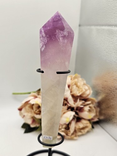 Purple rainbow fluorite - rainbow,
