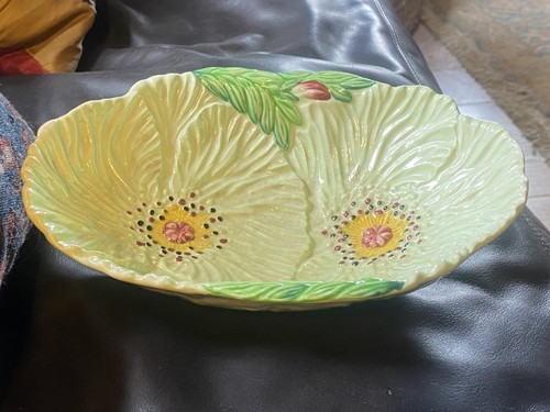 Carlton ware pale green - ware, poppy