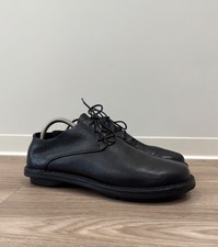 Trippen Black Leather Lace Up Derby Shoes AvantGarde