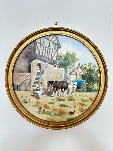 Original oil painting e - original,