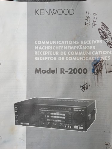 Kenwood 2000 hf - kenwood, r-2000