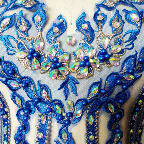 Beaded embroidery applique - embroidery,