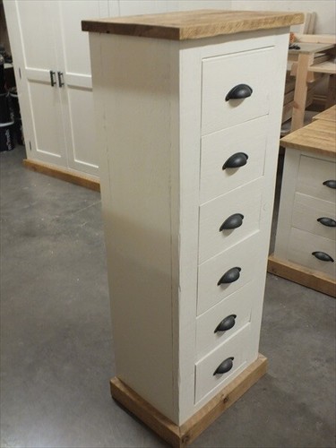 Shabby chic painted drawer - shabby, 6