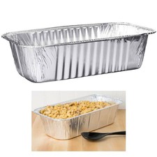 50 X Heavy Duty Loaf Pans Deep Dish 5Lb Disposable Aluminum Foil Bake Bread Tins