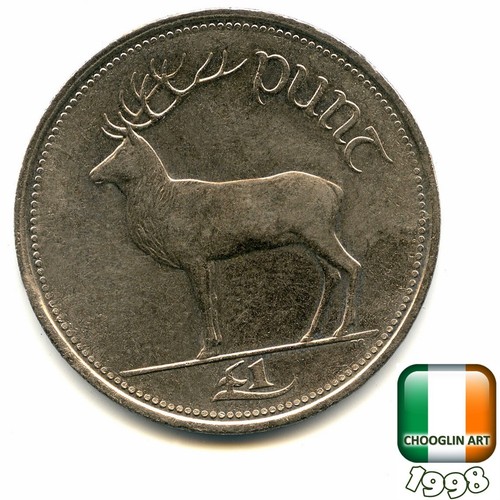 Irish 1998 punt 1 - punt, coin