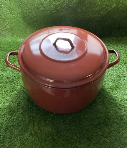 Vintage enamel cooking - vintage, pot