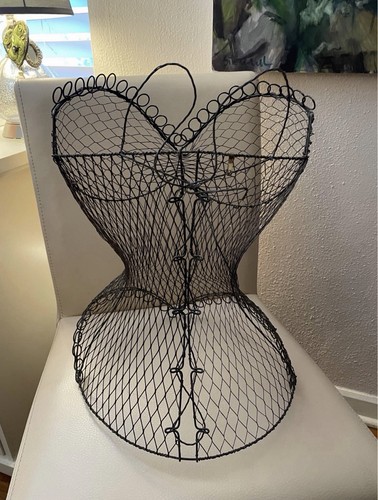 Antique french wire dress - antique,