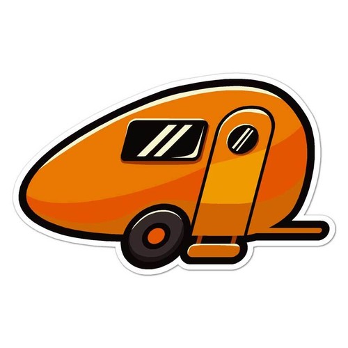 Teardrop camper trailer vinyl - trailer,,