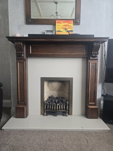 Gas fire set - fire,