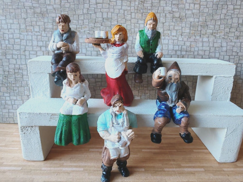 Dolls house - house, figures