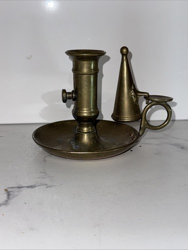Vintage brass push - brass,