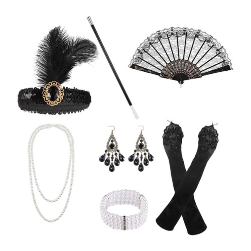 Women 1920s accessories set - women,