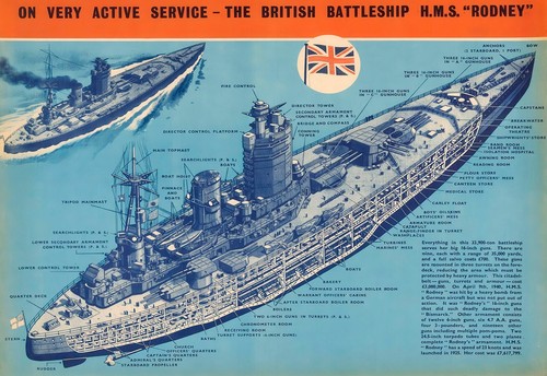 1940 hms rodney warship - 1940,