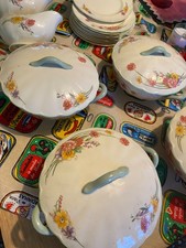 16 Piece Vintage Art Deco Grindley Dinner Set