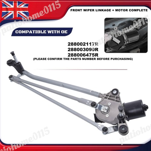 Front windscreen wiper linkage - windscreen,