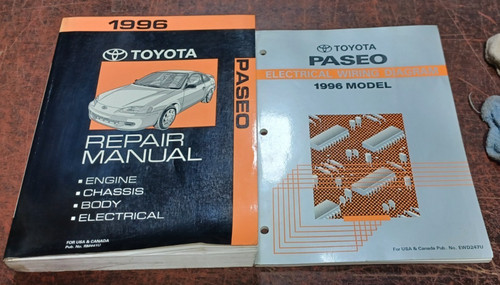 1996 toyota paseo shop service - toyota,