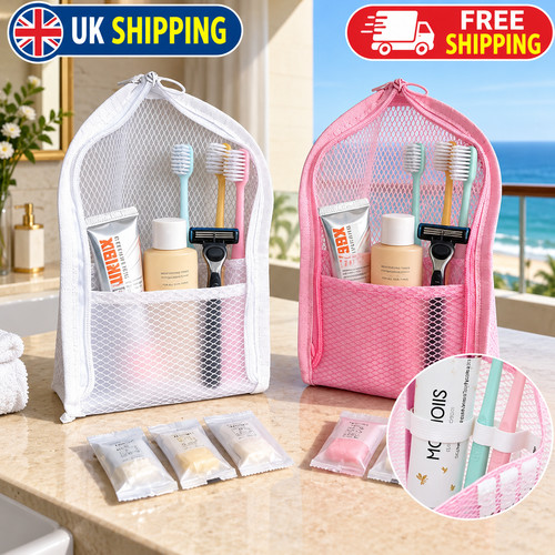 Mesh toiletry bag travel wash - mesh,