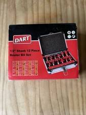 Dart 12 Piece Router Bit Set