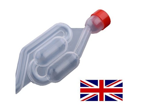 Shape air lock twin - twin, bubble
