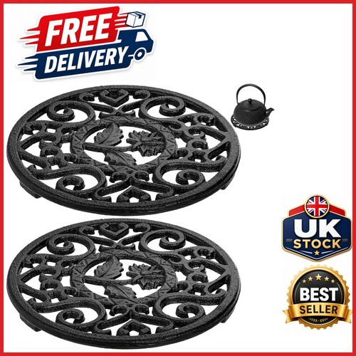 Round metal trivet pack - round,